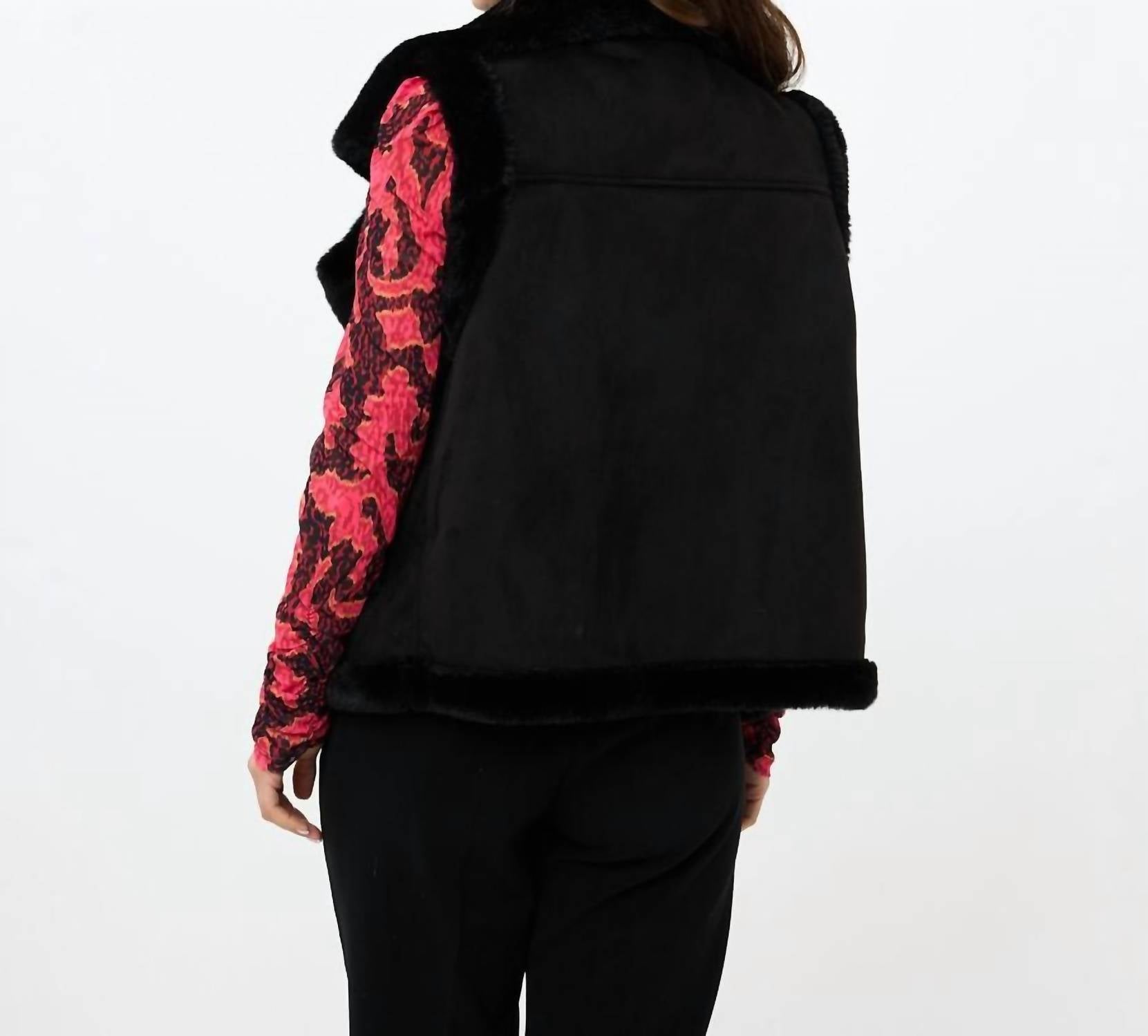 Esqualo - Gilet Fake Fur Vest