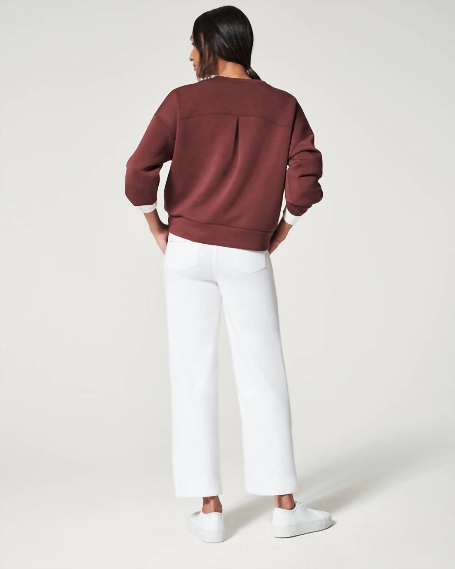Spanx - Stretch Twill Cropped Wide Leg Pants