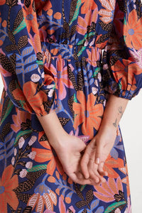 Compania Fantastica - Long Lightweight Crepe Dress