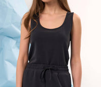 french kyss Solid Tank Top in black 1 - women's tank top