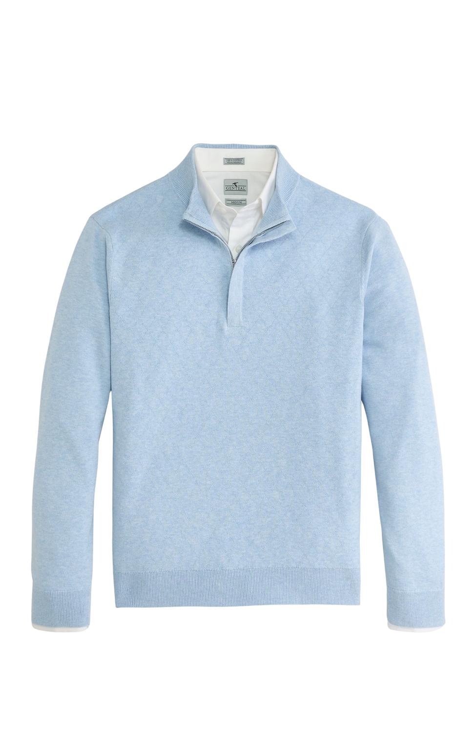 Genteal - Men's Bramlett Diamond Quilted Quarter Zip Top