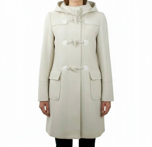 Monoreno - Hooded Toggle Button Coat