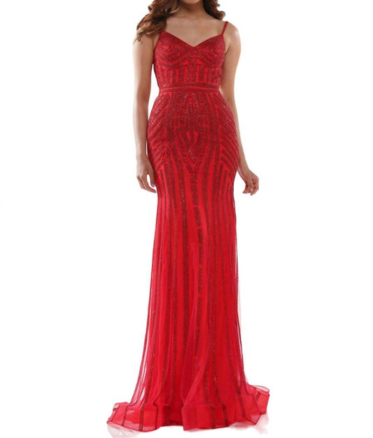 Colors Dress - Rhinestone Prom Dress