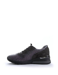 Waldlaufer Women's India Comfort Shoes in carbon - women's sneaker - detail view