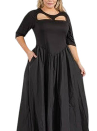 Karen T Design - Celeste Cutout Maxi Dress - Plus