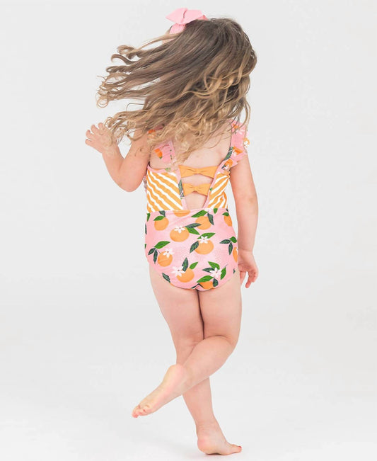 Rufflebutts - Kids You The Sweetest Pinafore One Piece Swimsuit