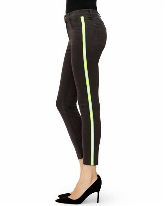 J Brand - 835 Epitome Neon Side Stripe Crop Skinny Leg Jeans