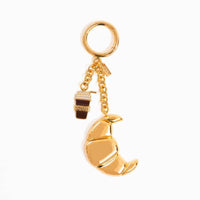Girls Crew - Women's Coffee & Croissant Bag Charm