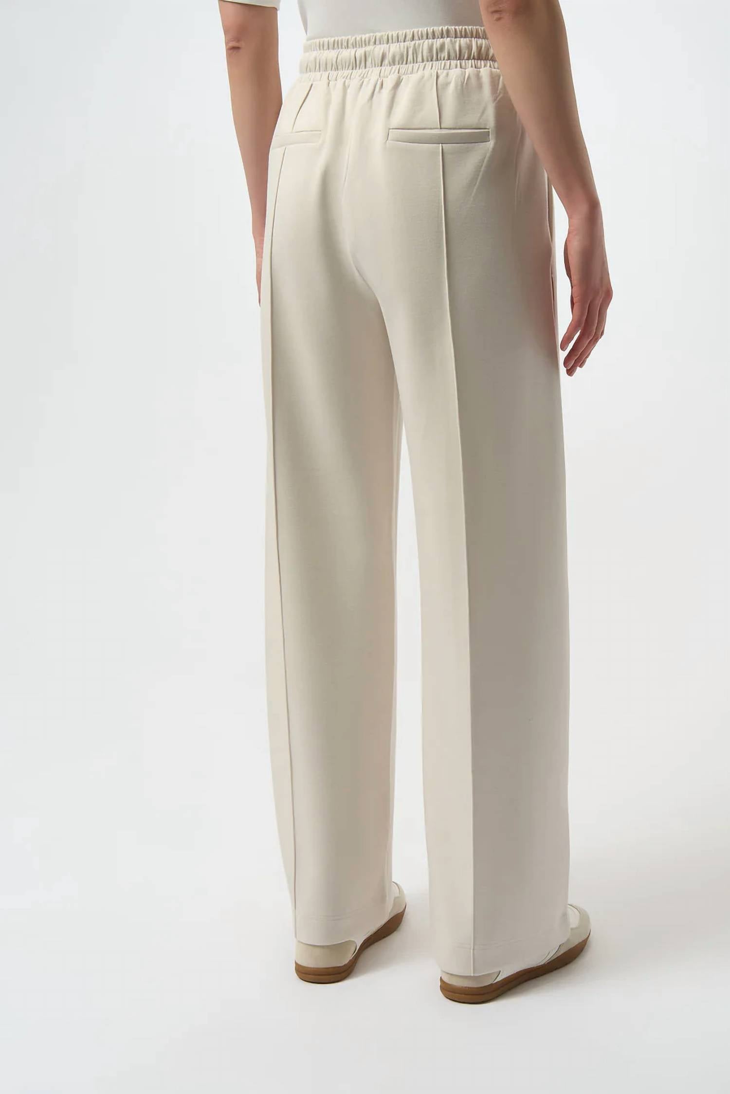 Joseph Ribkoff drawstring sweat pants in birch - women's pants - alternate view