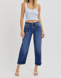 Risen - Jolene High Rise Boyfriend Tapered Jeans