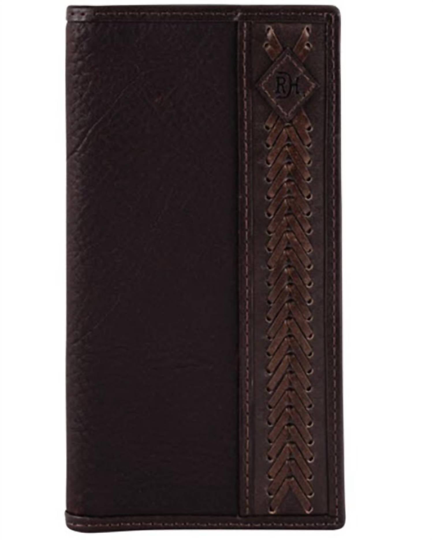 Red Dirt Hat Company - Men's Genuine Leather Arrow Stitch Rodeo Wallet