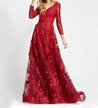 Mac Duggal - Long sleeveless jersey knit Dress