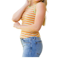 Hayden La - Now and Forever Striped Tank Top