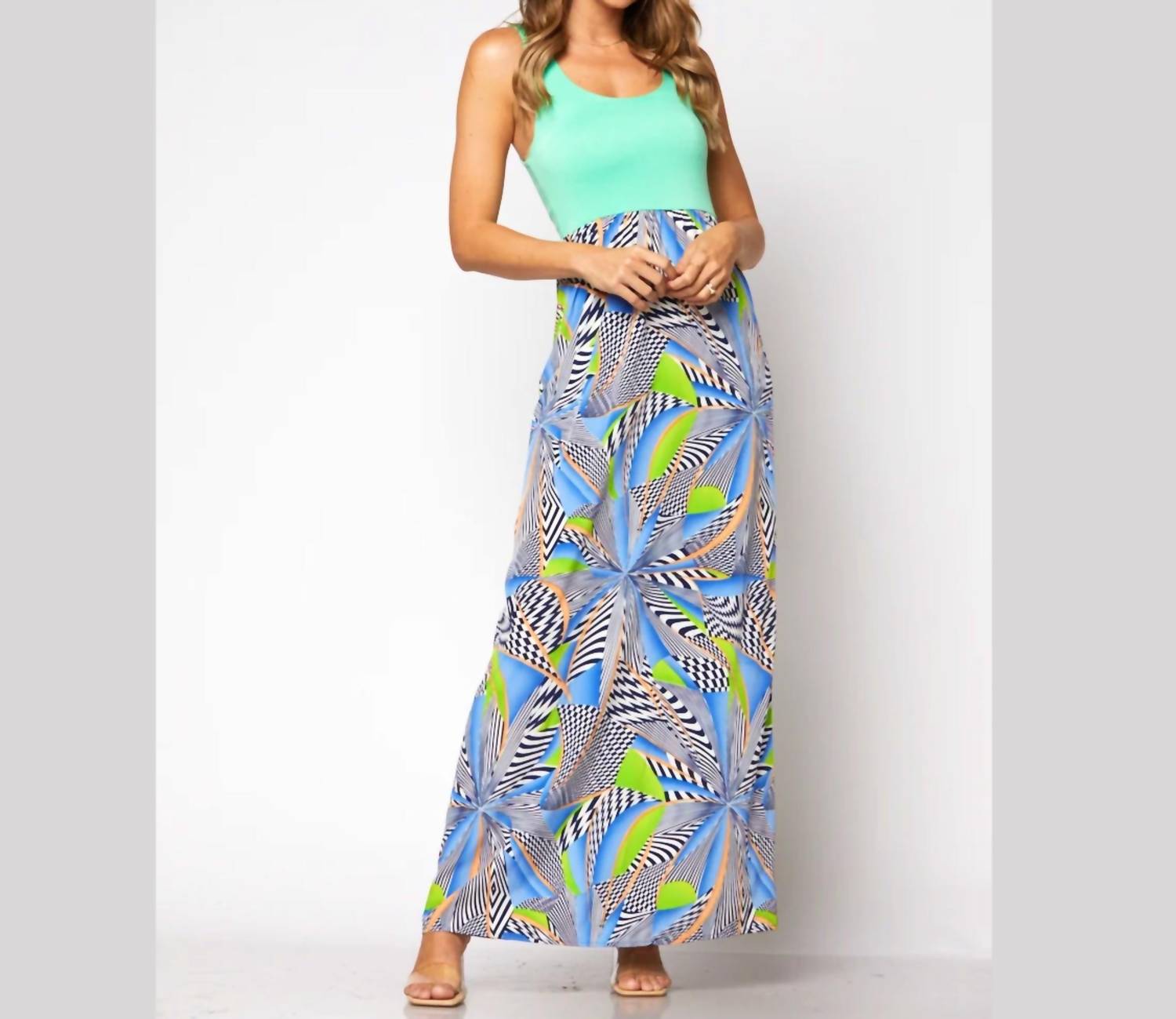 Tyche - Tropical Getaway Maxi Dress