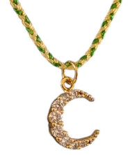 Tai Jewelry - Women's Braided Crescent Charm Necklace