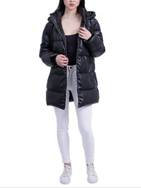 Love Token - Bianka Zip Front Puffer Coat