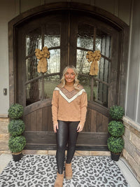 Fate - Leopard V-striped Sweatshirt