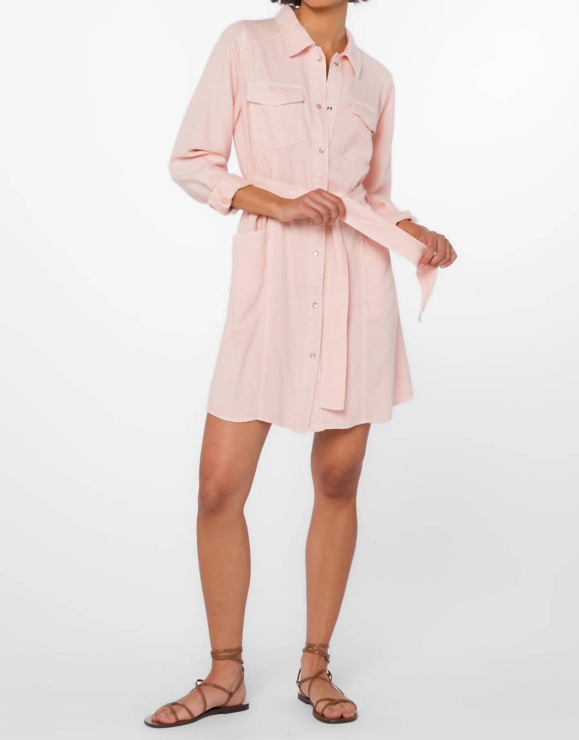 Velvet Heart - Deena Snap Button Mini Dress