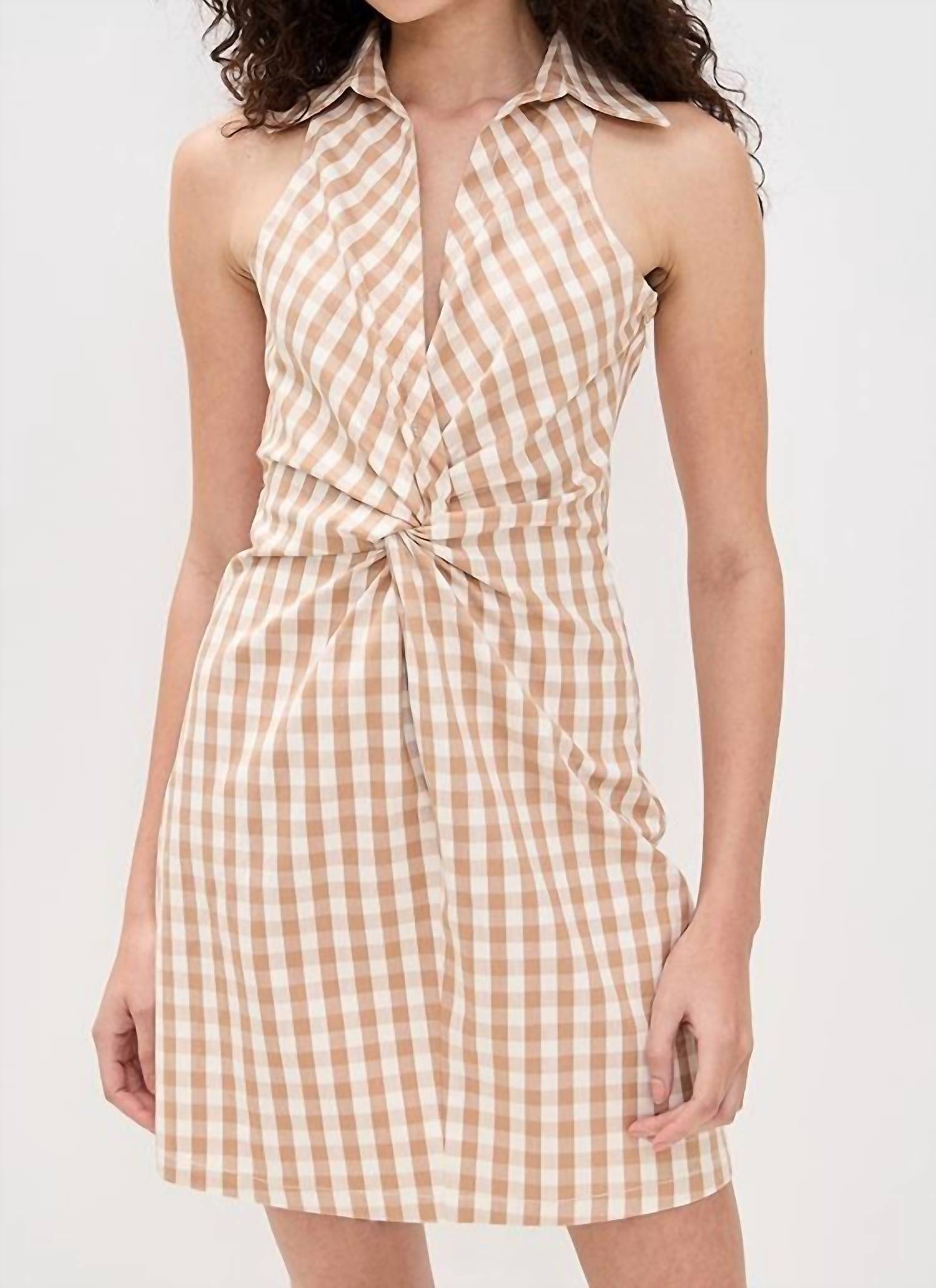Cinq A Sept - Mckenna Gingham Denim Dress