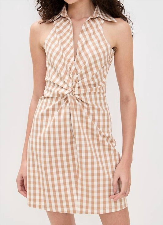 Cinq A Sept - Mckenna Gingham Denim Dress