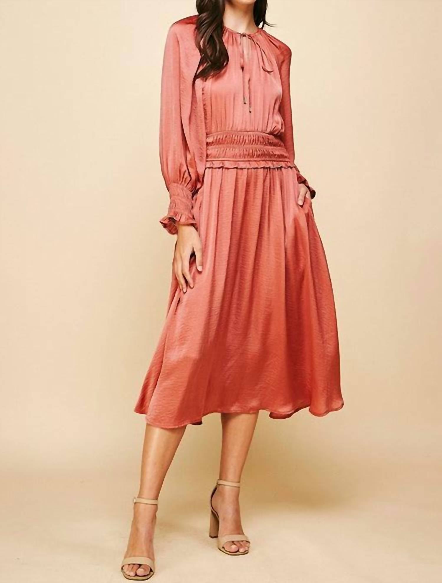 Pinch - Pleated Maxi Dress