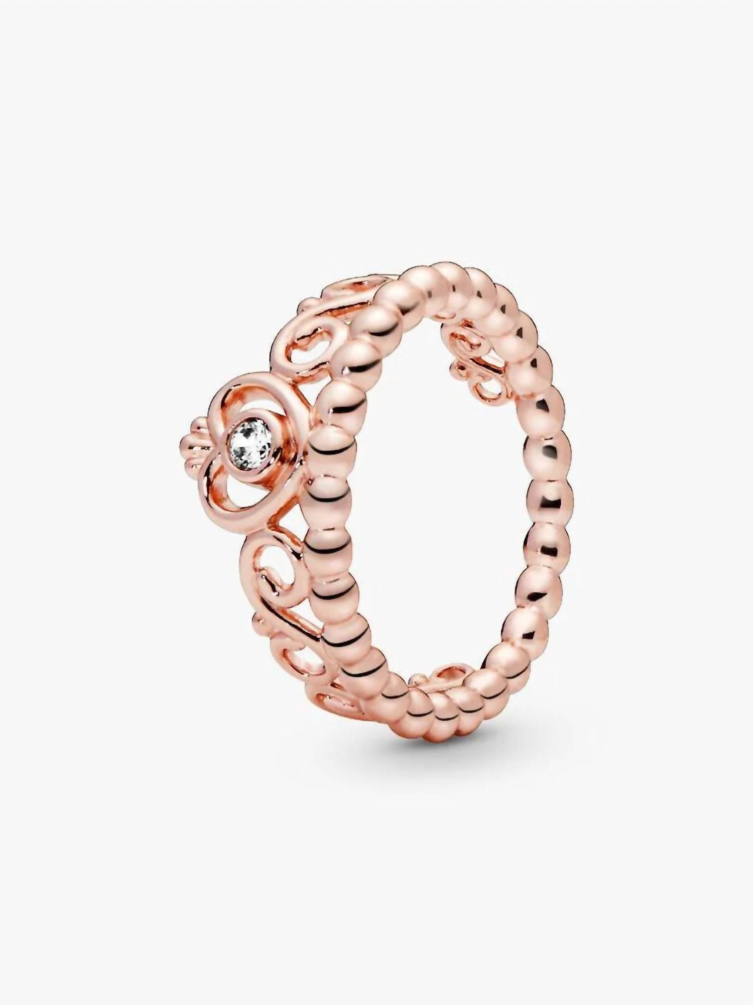Pandora - Women's Princess Tiara Crown Ring