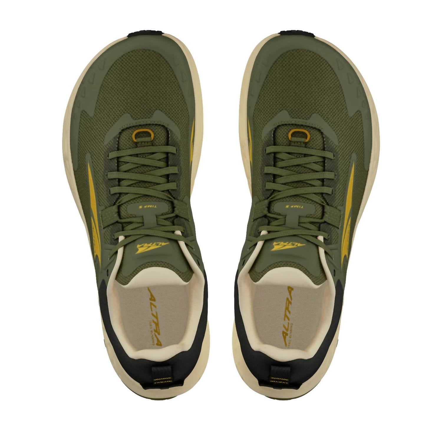 ALTRA Men's Timp 5 Trail Running Shoes in green - men's shoe - alternate view