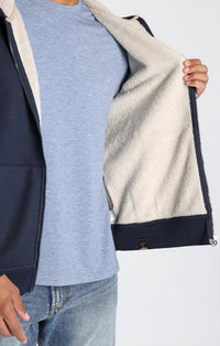 Jachs New York - Sherpa Lined Waffle Hoodie