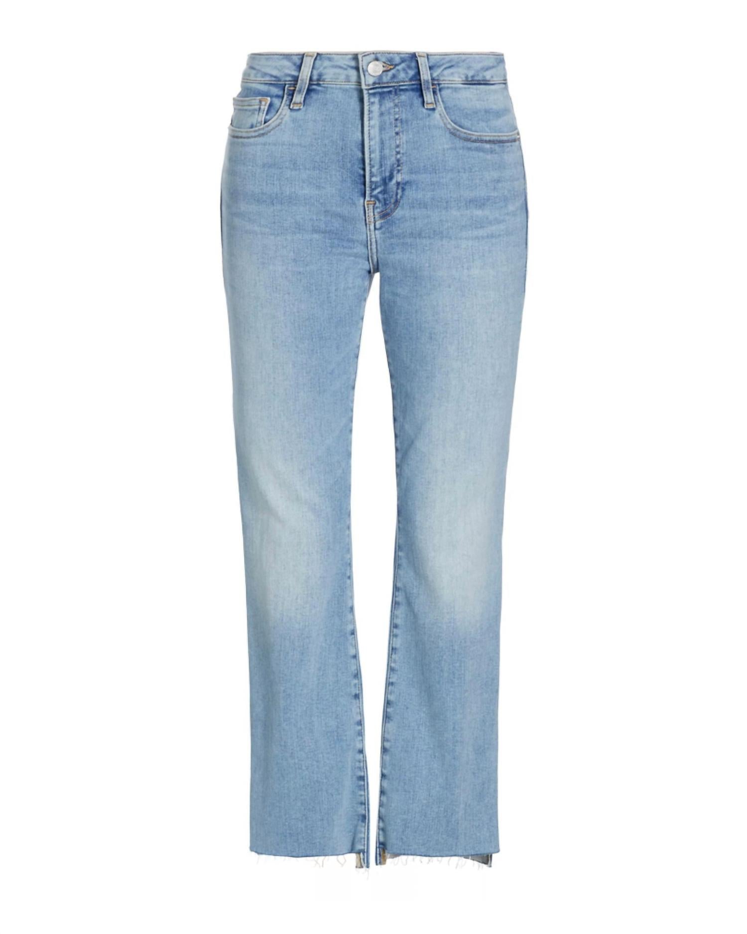Frame - Le Crop Mini Boot Step Fray Jeans