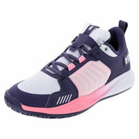 K-Swiss Women's Ultrashot Team Tennis Shoe in purple plumeria white neon pastel pink - women's shoe - detail view