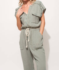 And The Why - One More Time Utility Jumpsuit