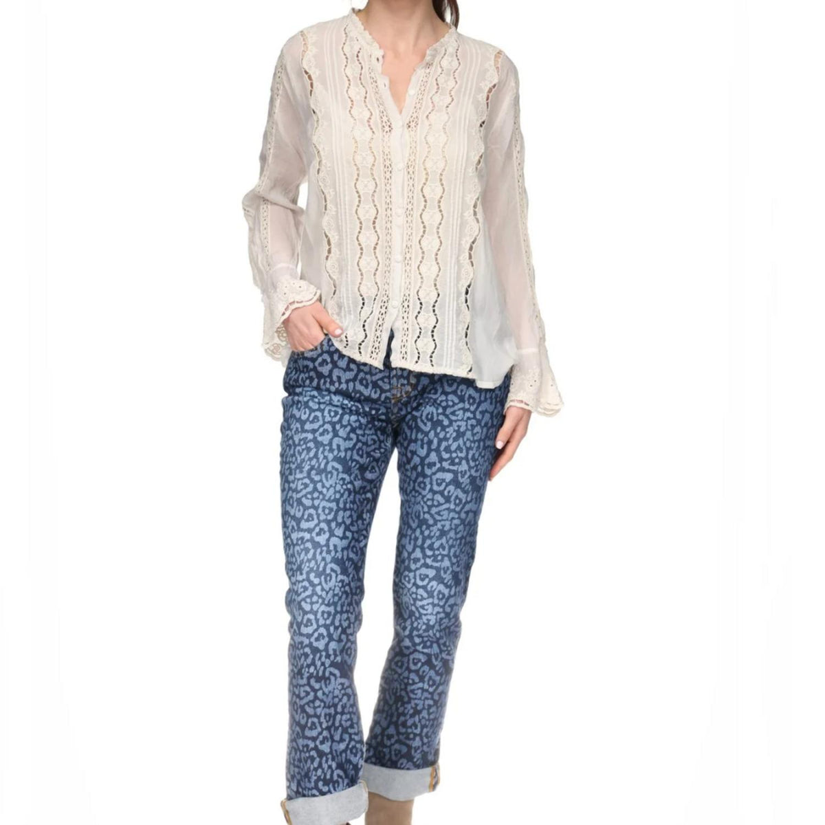Johnny Was - INESSA SLIP SHIRT