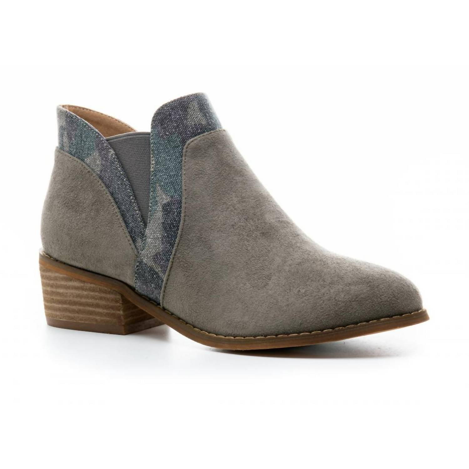 Corkys Footwear - Women's Crisp Slip-on Sueded Ankle Booties