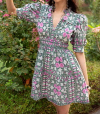 Beyond By Vera - Alice V-neck Mini Dress