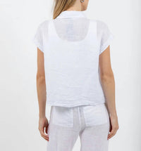 Elliott Lauren - Effie Short Sleeve Linen Shirt
