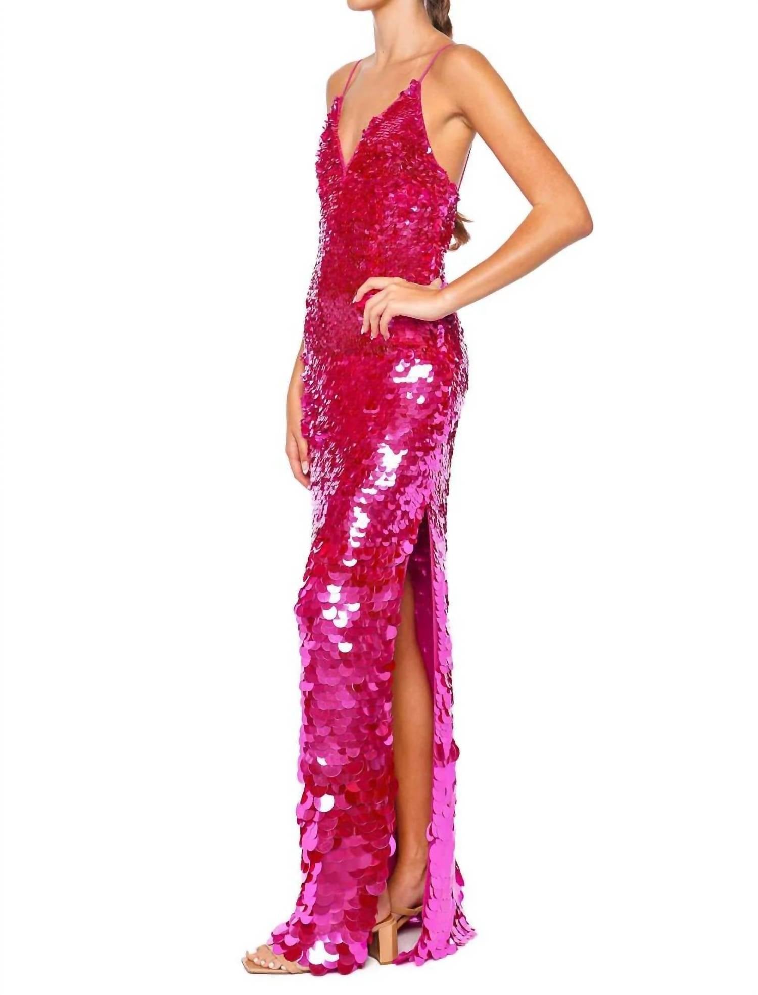 Loveshackfancy - Kaylen Sequined Maxi Dress