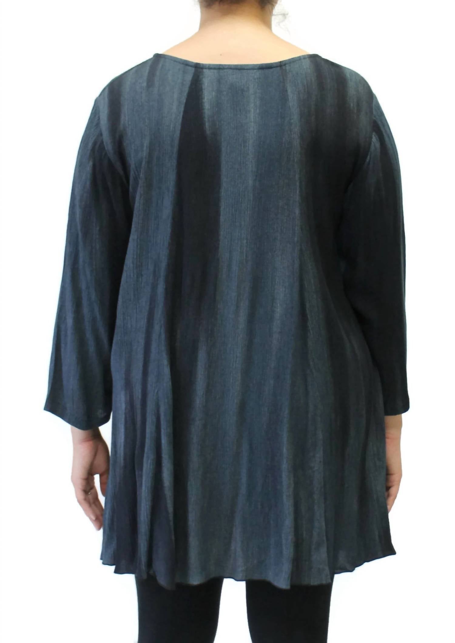 Modesce - Hand Painted Two Pocket Swing Tunic