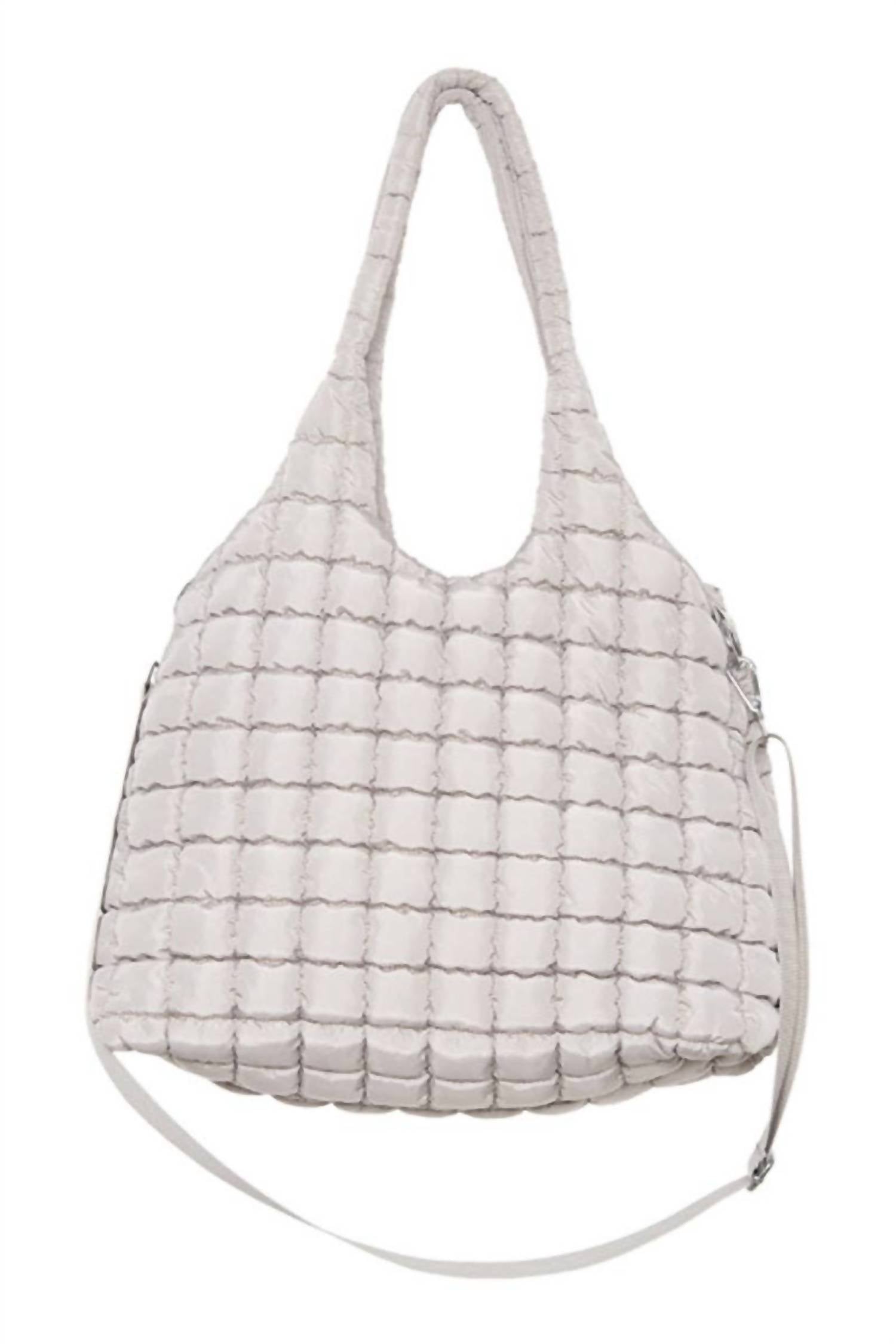 Katydid - Women's Quilted Puffer Tote Bag