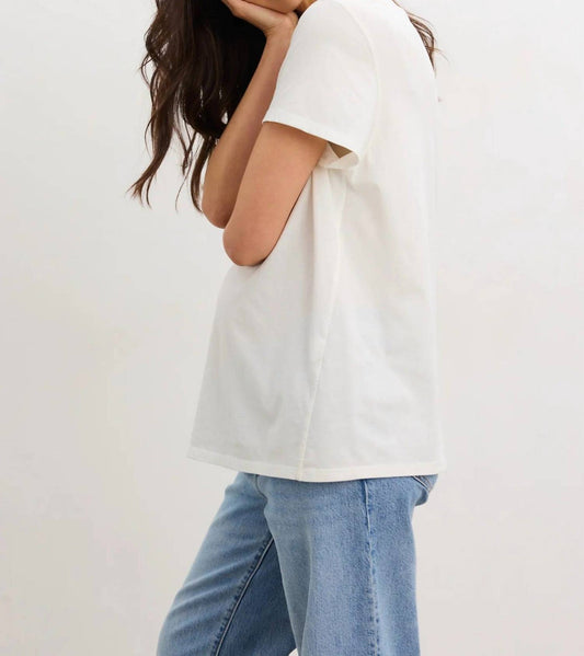 Hatch - Washed Cotton Vintage Crew Neck T Shirt