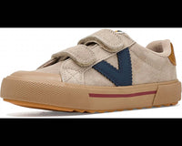 Victoria - Kid's Tribu Wide Fit Split Leather & Contrast Sneakers