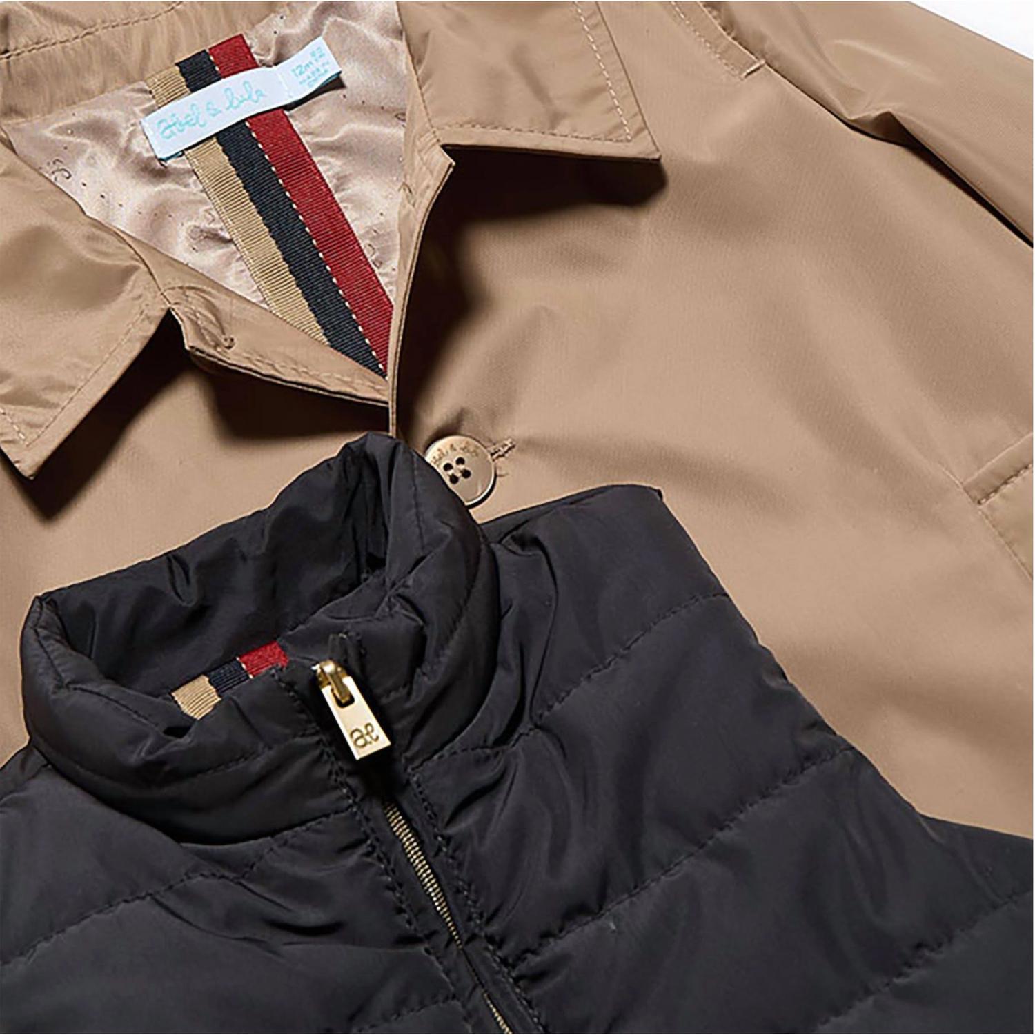Abel & Lula Baby Trench Coat With Interior Vest in camel - item - view 4