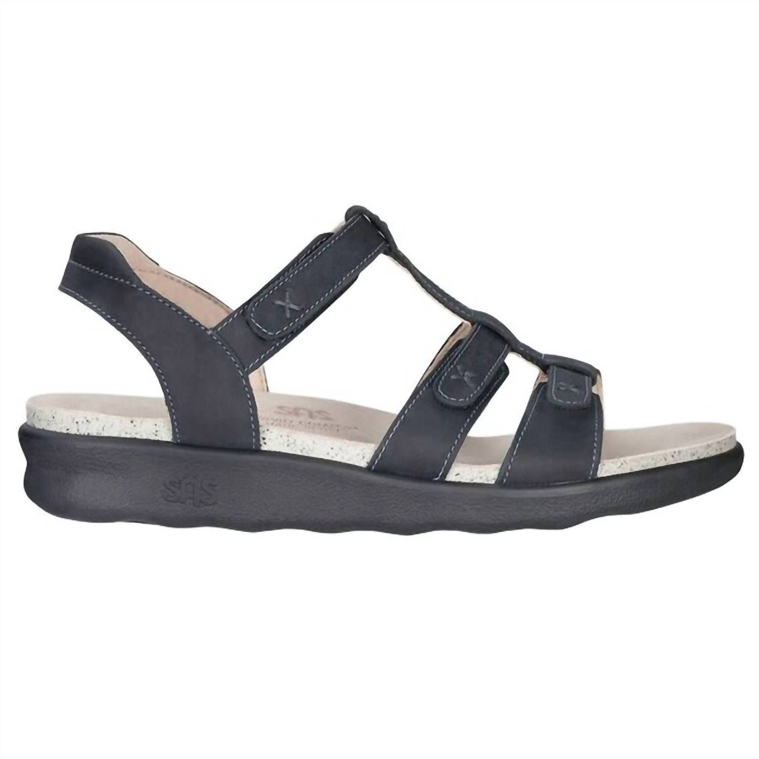 SAS Women's Sorrento Sandal in nero - women's sandal - detail view