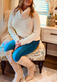 Miracle - Aspen Chunky Cowl Neck Sweater
