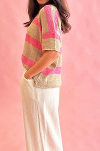 Jupiter & Me - Colorblock Crew Neck Sweater