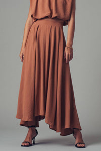 Urban Daizy - Pleated High-waist Skirt