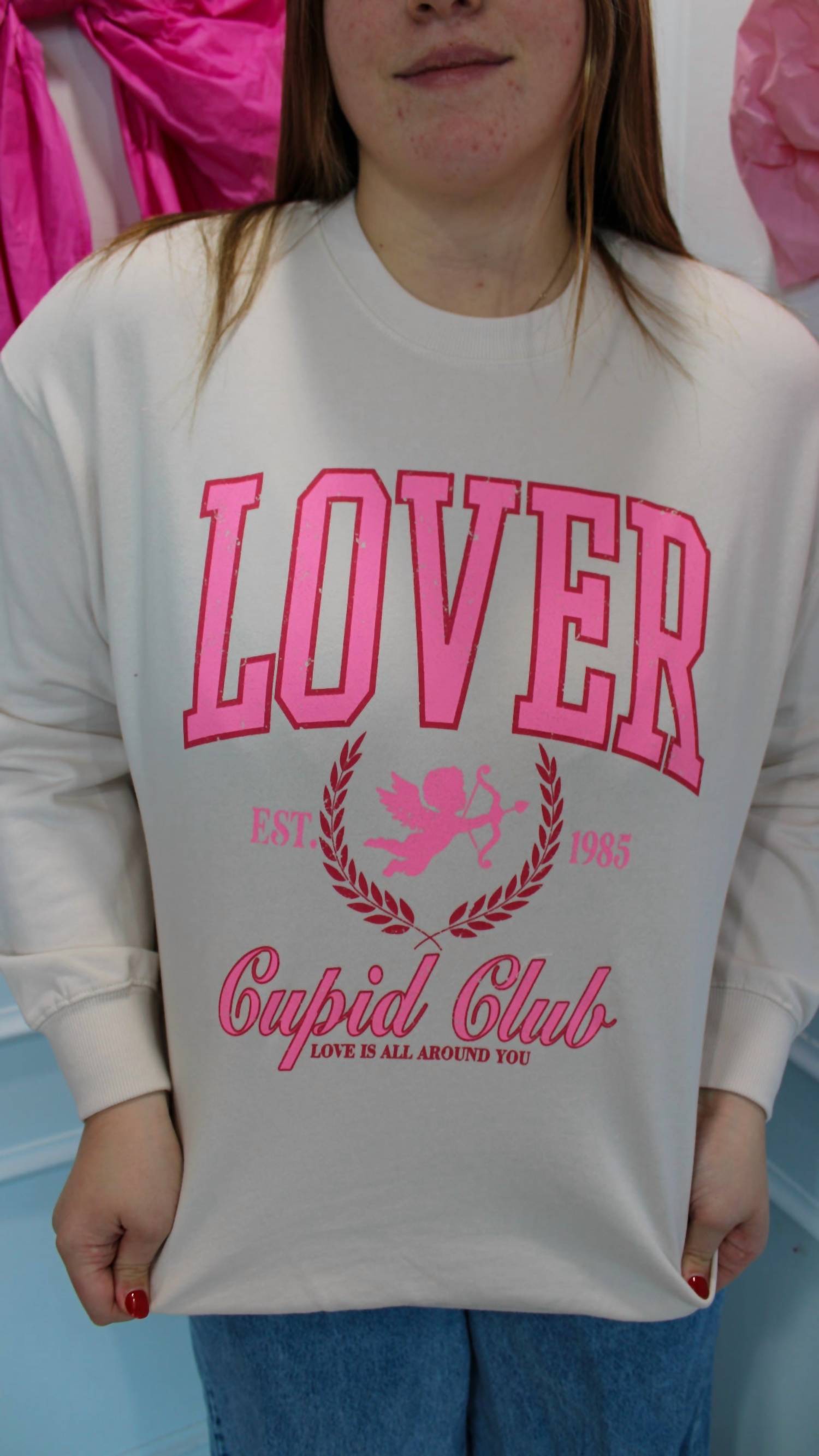 Tres Bien - Love Club Crewneck Sweater