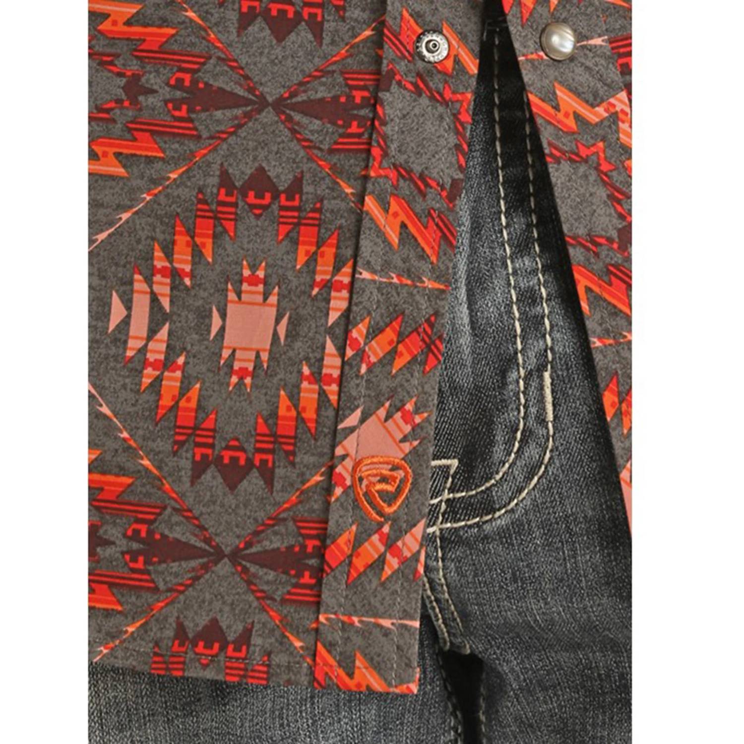 Rock & Roll Denim - Modern Fit Aztec Shirt