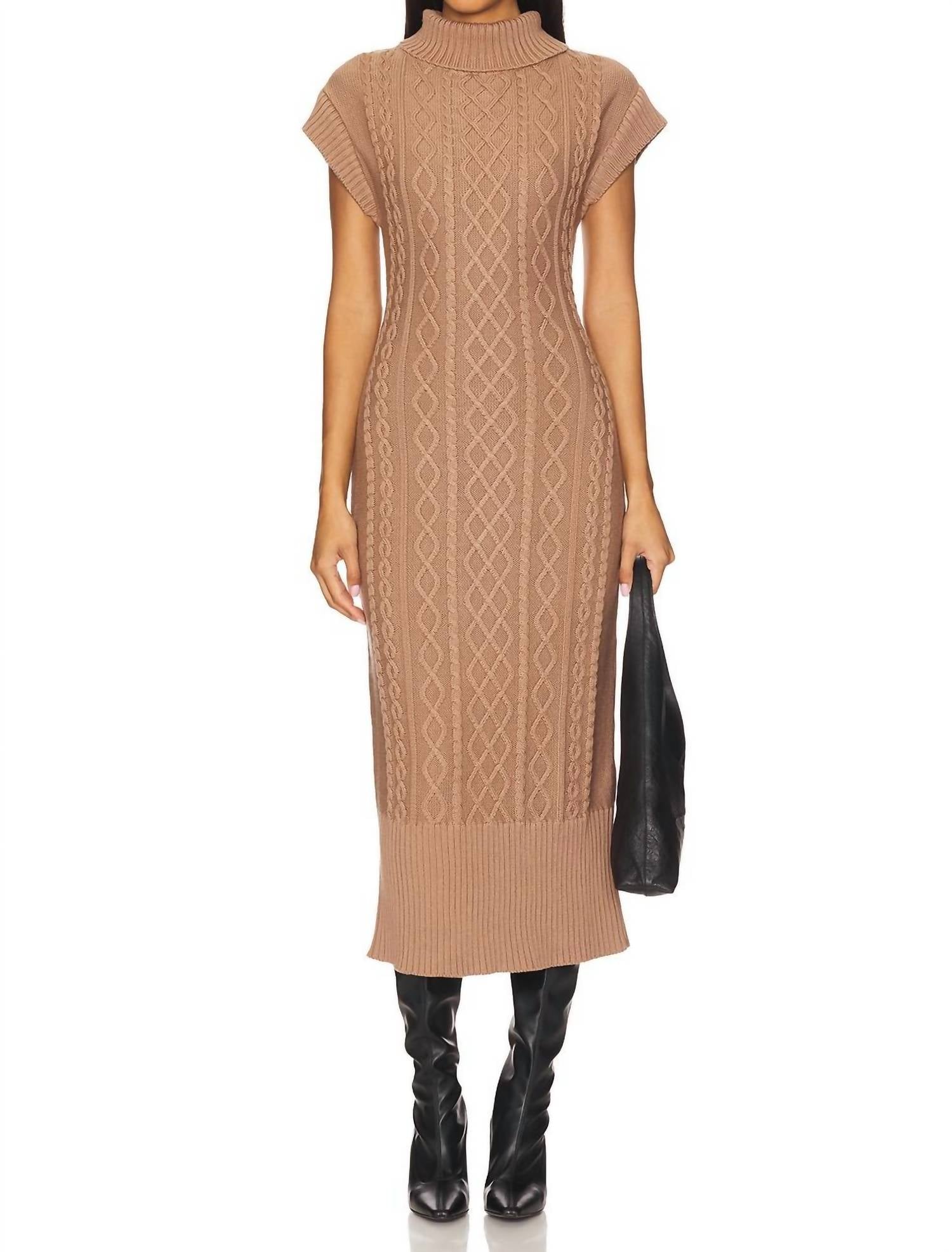 Cleobella Shana Midi Dress in woodrose 1 - women's dress