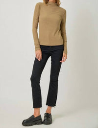 Mystree - Mock Neck Layering Top