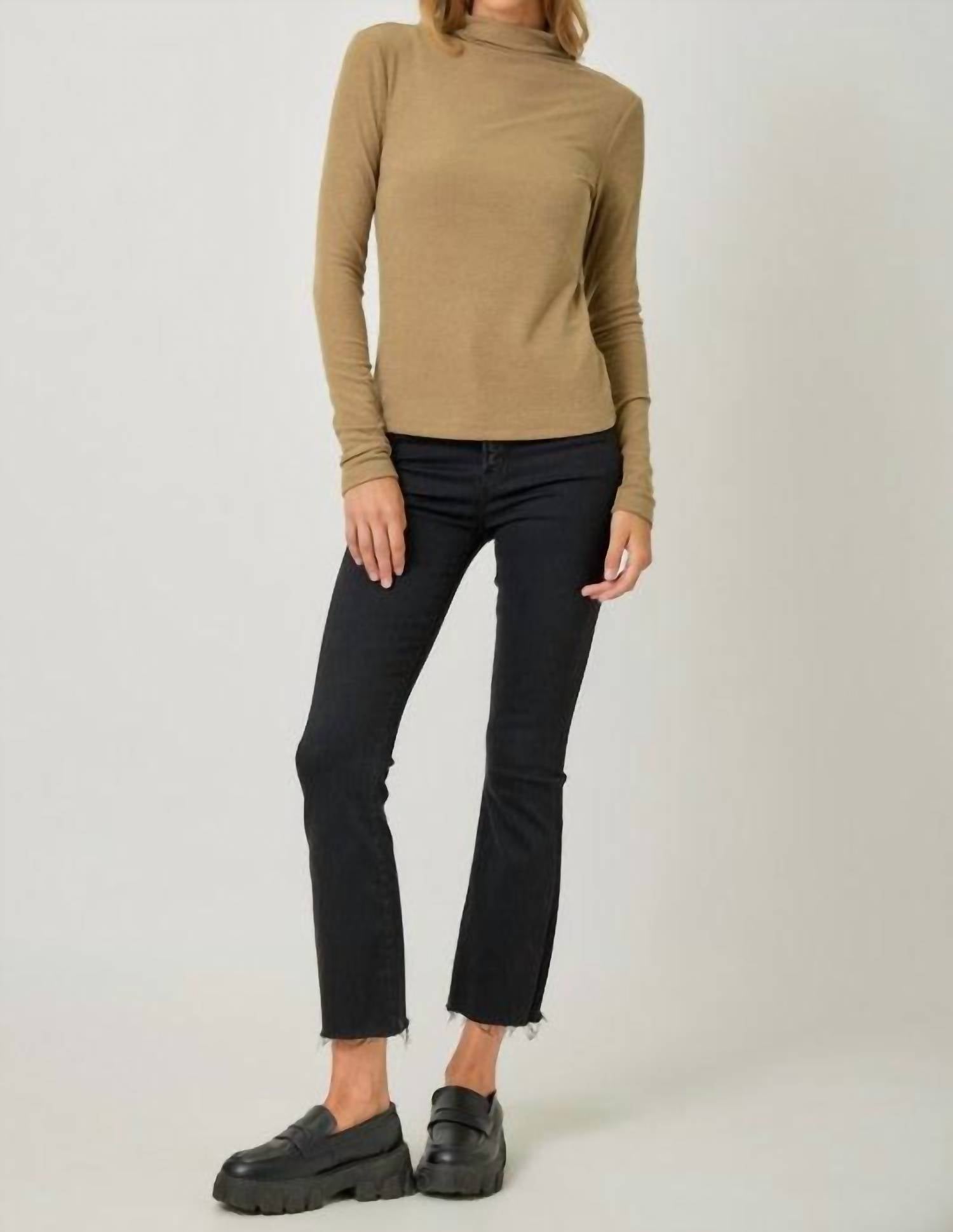 Mystree - Mock Neck Layering Top